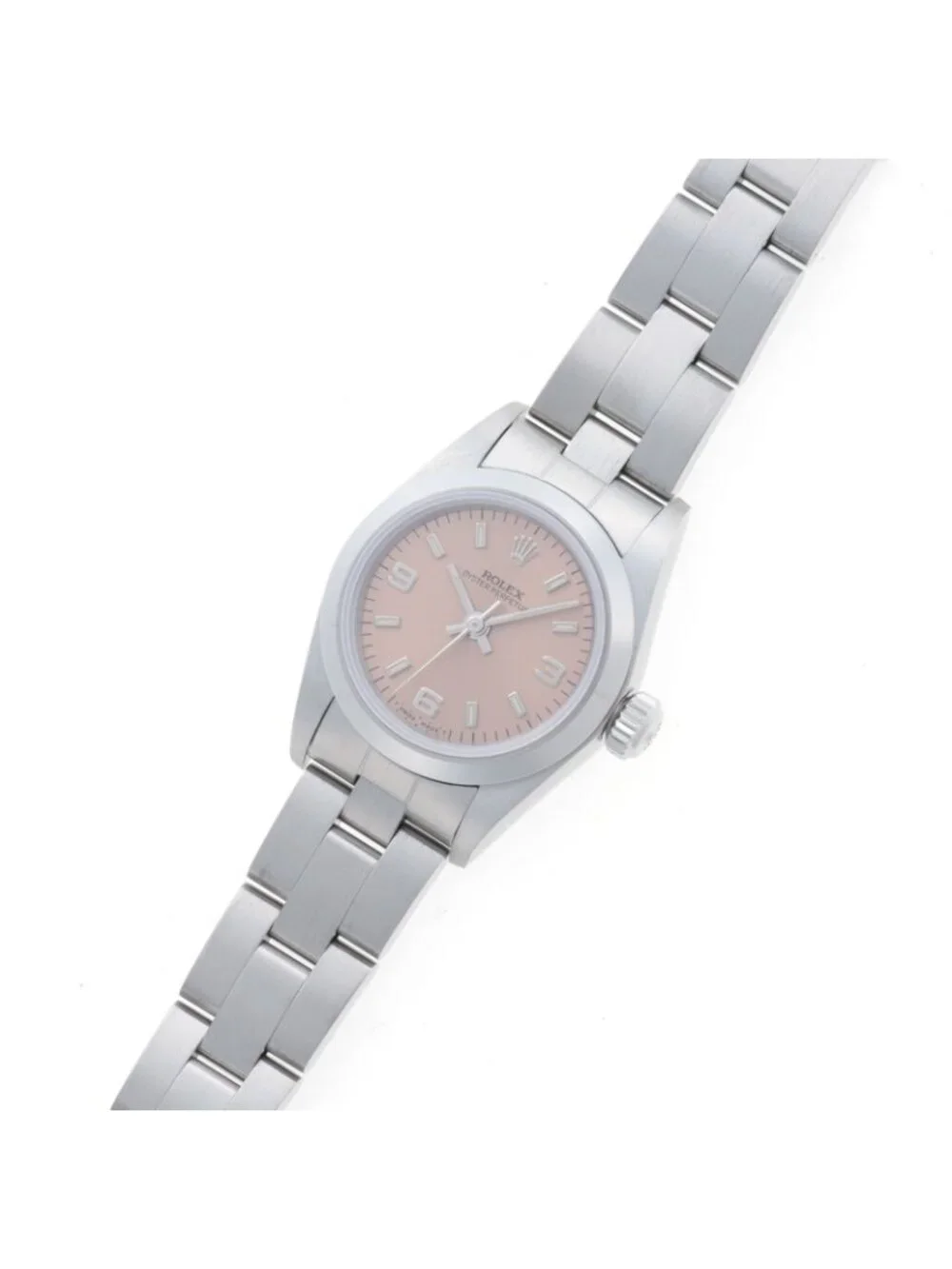 Rolex Oyster Perpetual Pink Stainless Steel Automatic